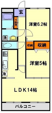 ベートーヴェンふじみ野の物件間取画像